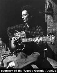 woody guthrie: 'this machine kills fascists'